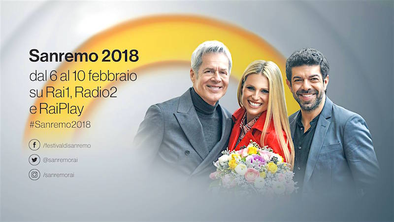 Sanremo 2018, il programma completo delle serate del Festival