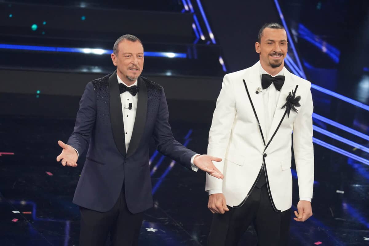 Sanremo 2021, Amadeus e Ibrahimovic