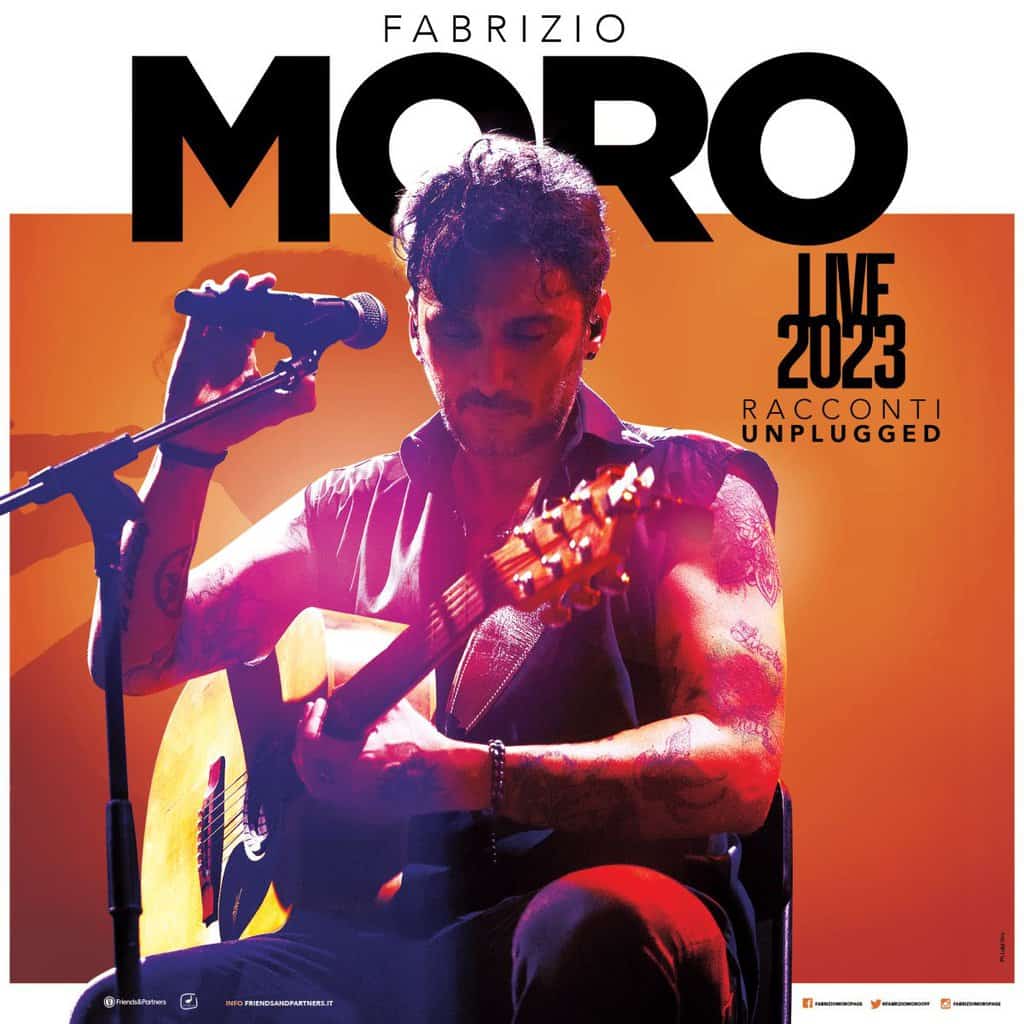 Fabrizio Moro: "Live 2023 - Racconti Unplugged" - locandina