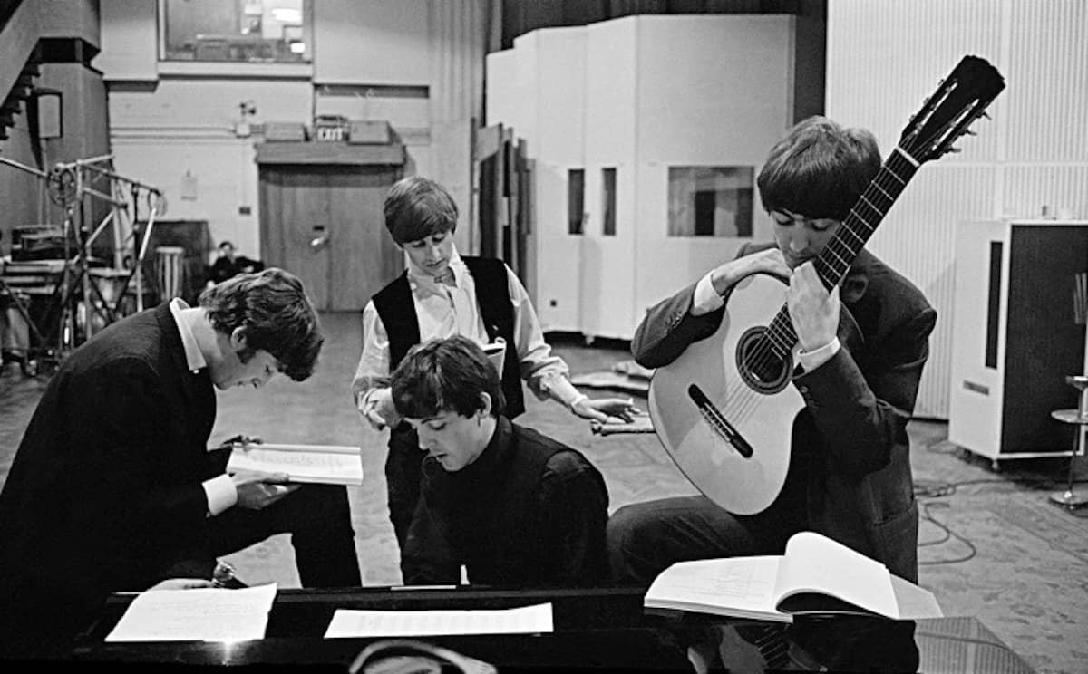 Beatles in studio
