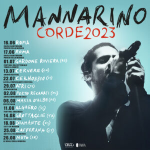 Mannarino annuncia il tour estivo: "Corde 2023" 1