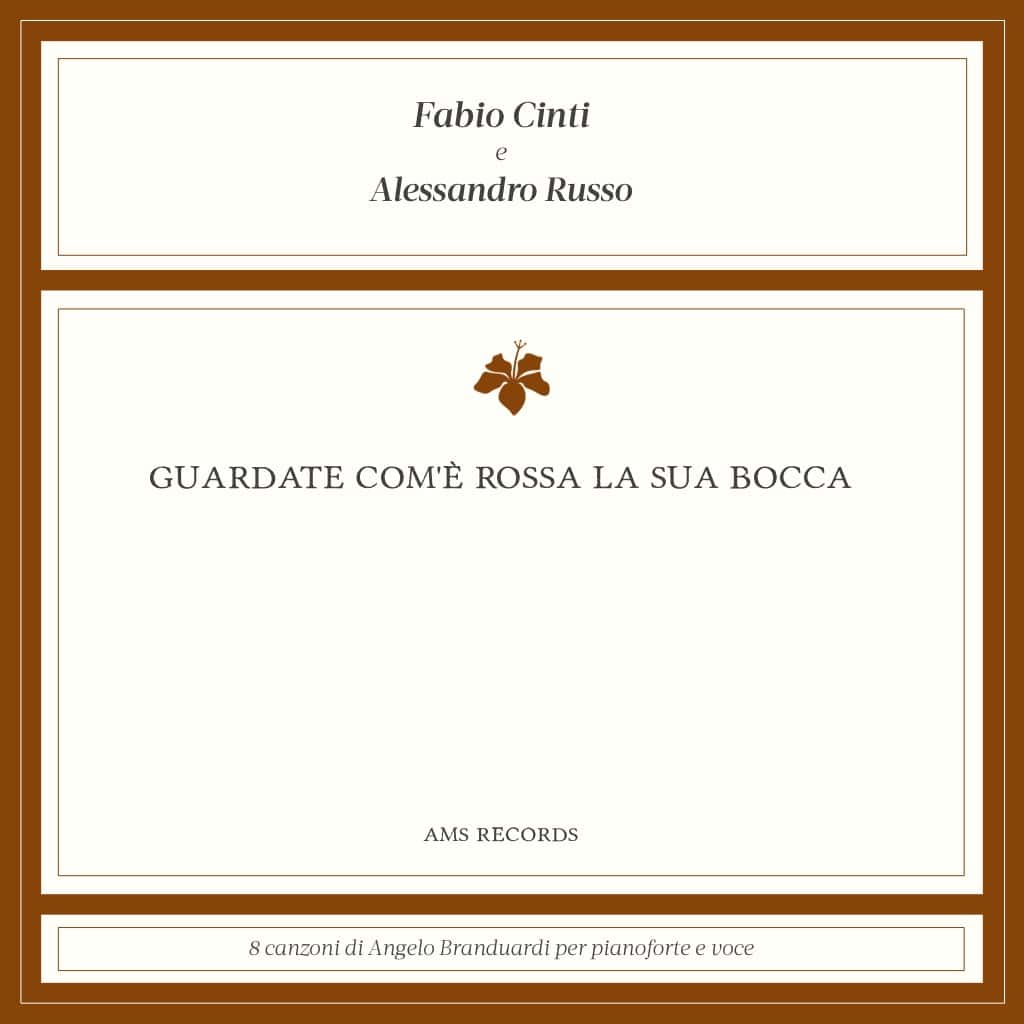 Fabio Cinti con Alessandro Russo - Guardate com'è rossa la sua bocca - cover 