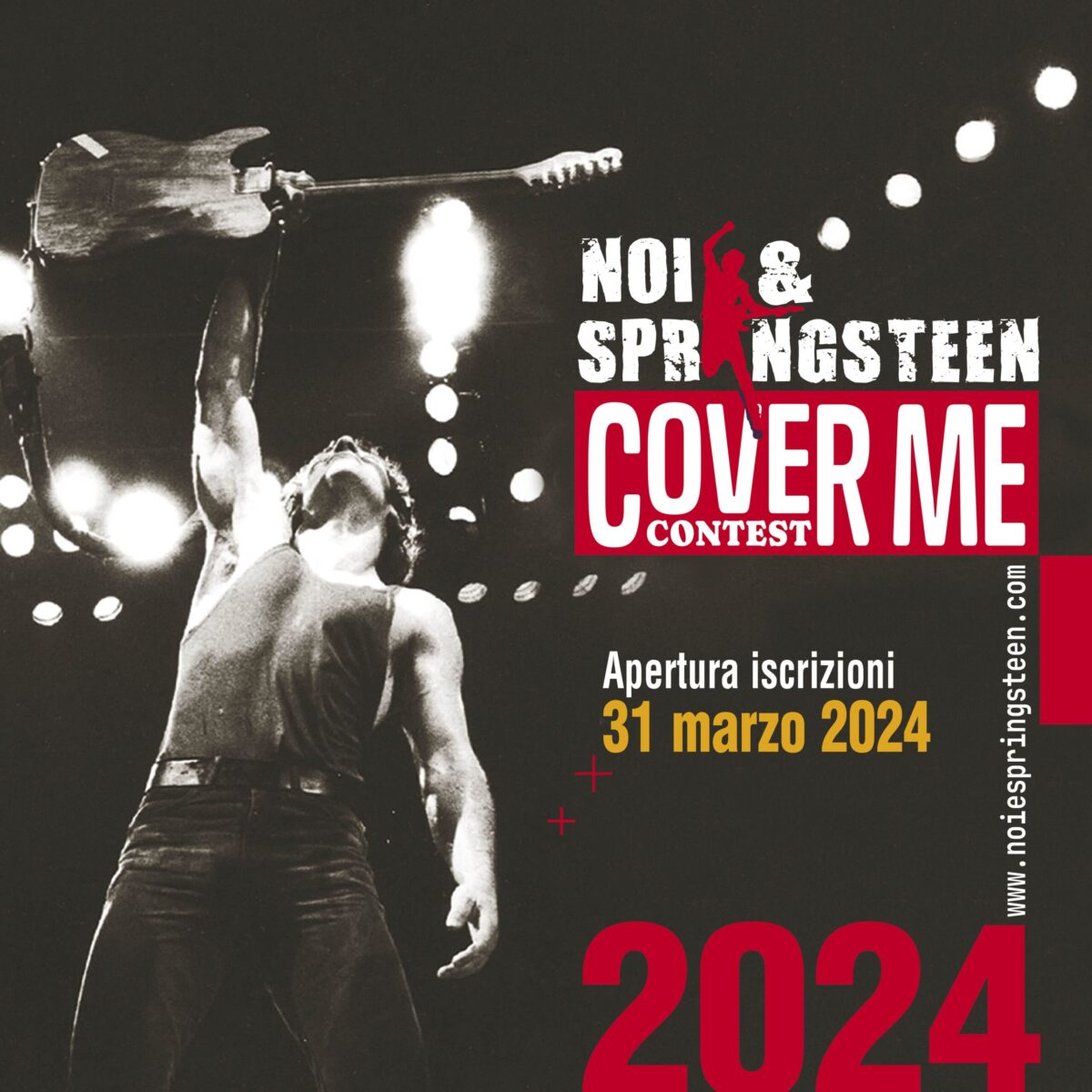 Locandina Cover Me dedicato a Bruce Springsteen